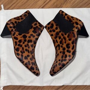 Joie Barleena Calf Hair Kitten Heeled Booties